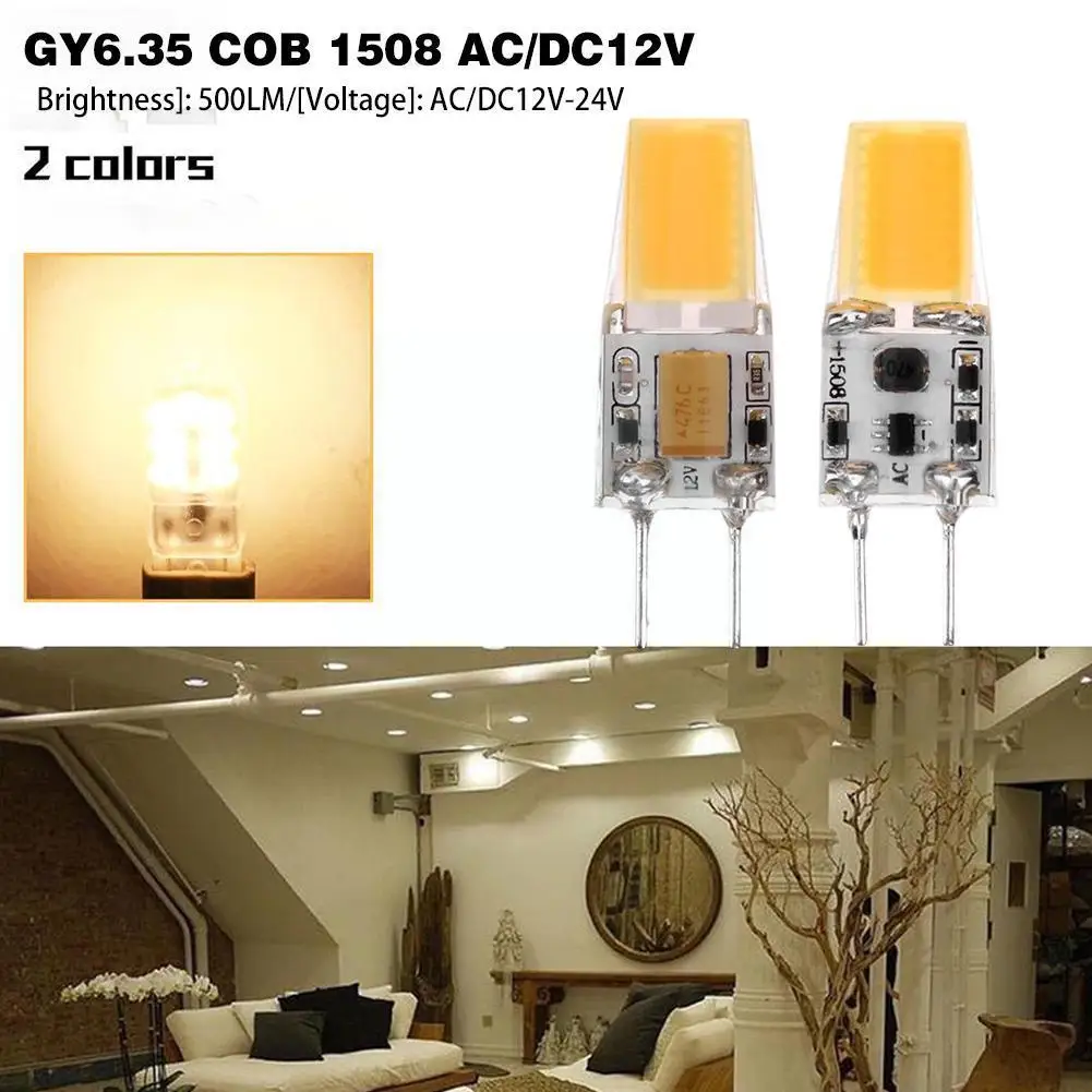 LED COB 10W GY6.35 B15 12V Dimmable LED GY6.35 12V B15 Led Dimming Light Cob2508 G6.35 12V Crystal 12v LED Cob2508 X2R8