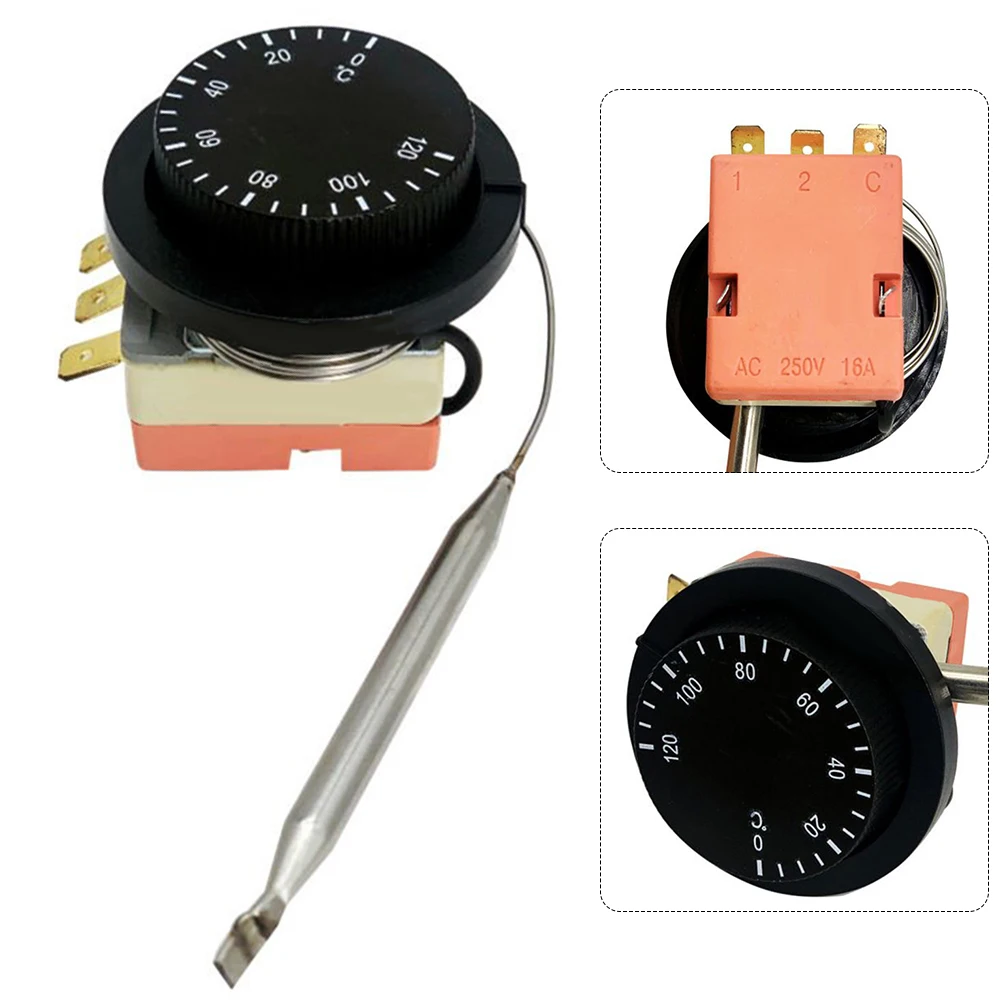 

Smart Home Temperature Controller Built-in Thermostat 0-120 °C Temperature Controller Knob Thermostat Home Appliance