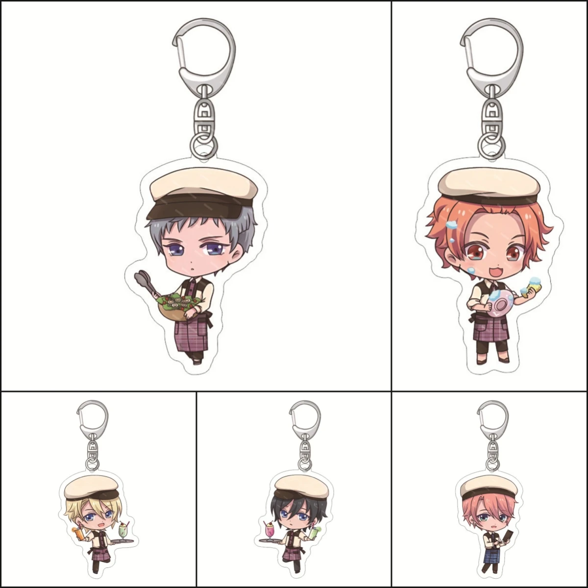 Брелок с персонажами мультфильма Ashu Yuuta Korekuni Ryuji Tomohisa Kitakado