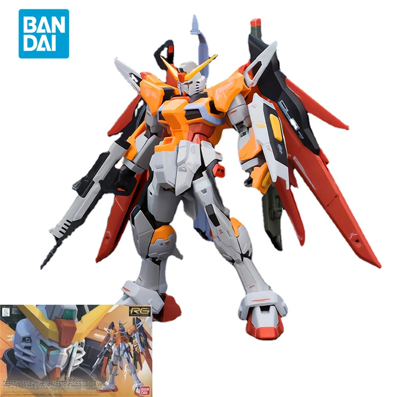 

Bandai Original GUNDAM Anime PB RG 1/144 DESTNY GUNDAM HEINE WESTENFLUSS COLOR VER. Action Figure Toys Model Gifts for Children