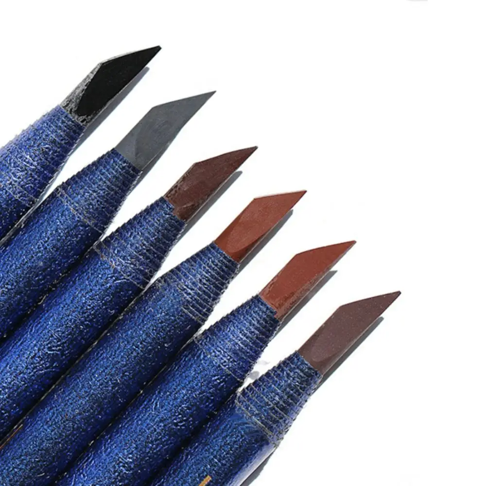 

2Pcs New Professional Pull Wire Eyebrow Pencil Waterproof Long-lasting Tattoo Microblading Marker Tear Pull Eyebrow Pencil