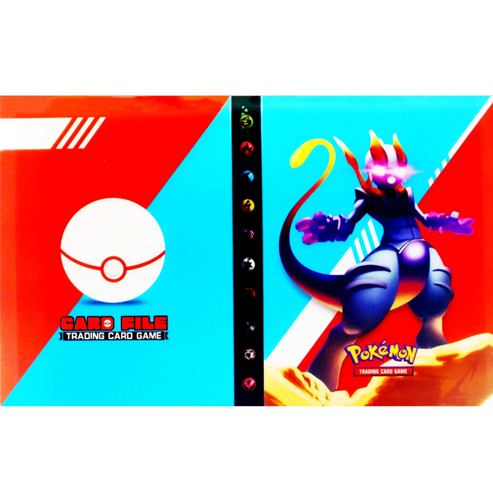 

Pokemon Cards Album Book Cartoon Anime New 240PCS Game Card VMAX GX EX Holder Collection Folder Kid Cool Toy Gift