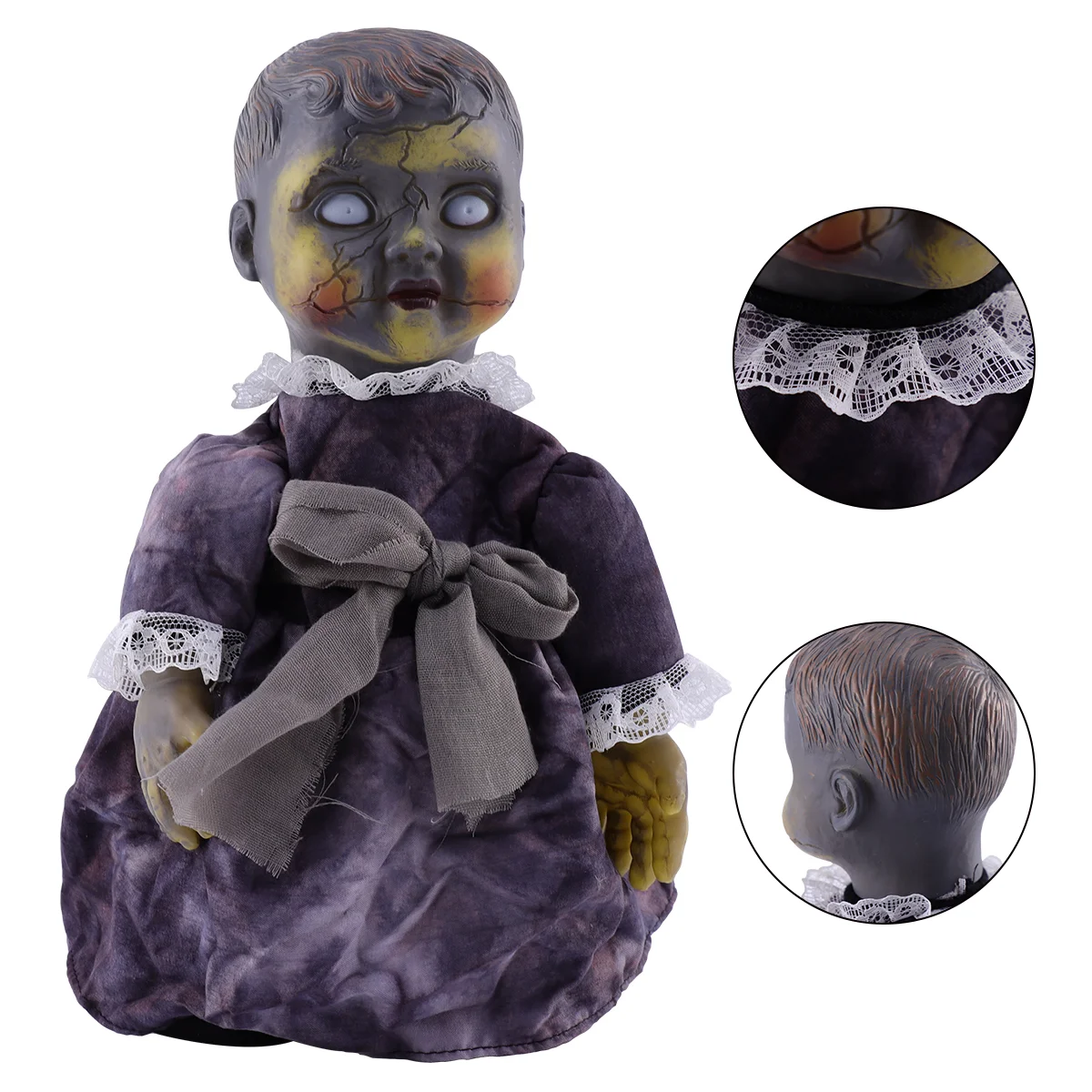 

Dollsscary Props Haunted Decorations House Creepy Horror Trickyghost Induction Activated Voicecostumes Animatronics Zombie Baby