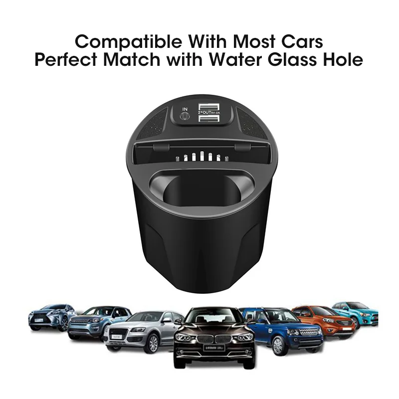 15w car wireless charging cup 4 ni 1 car charger holder for samsung s212010 apple iphone1213 portable phone car fast chargers free global shipping