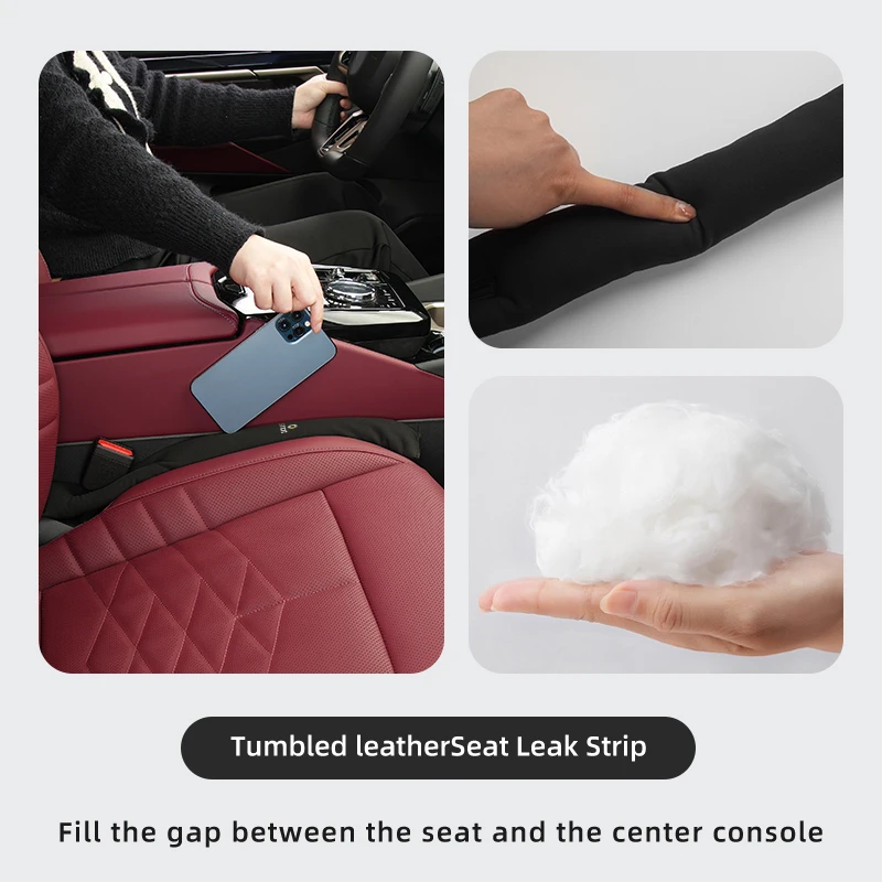 Наполнитель зазора для автомобильного сиденья мягкая замша боковой шов утечка