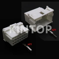 1 set 21 pins 967635 1 car electric wiring connector 2 967630 1 7 968975 1 automobile male female unsealed socket white