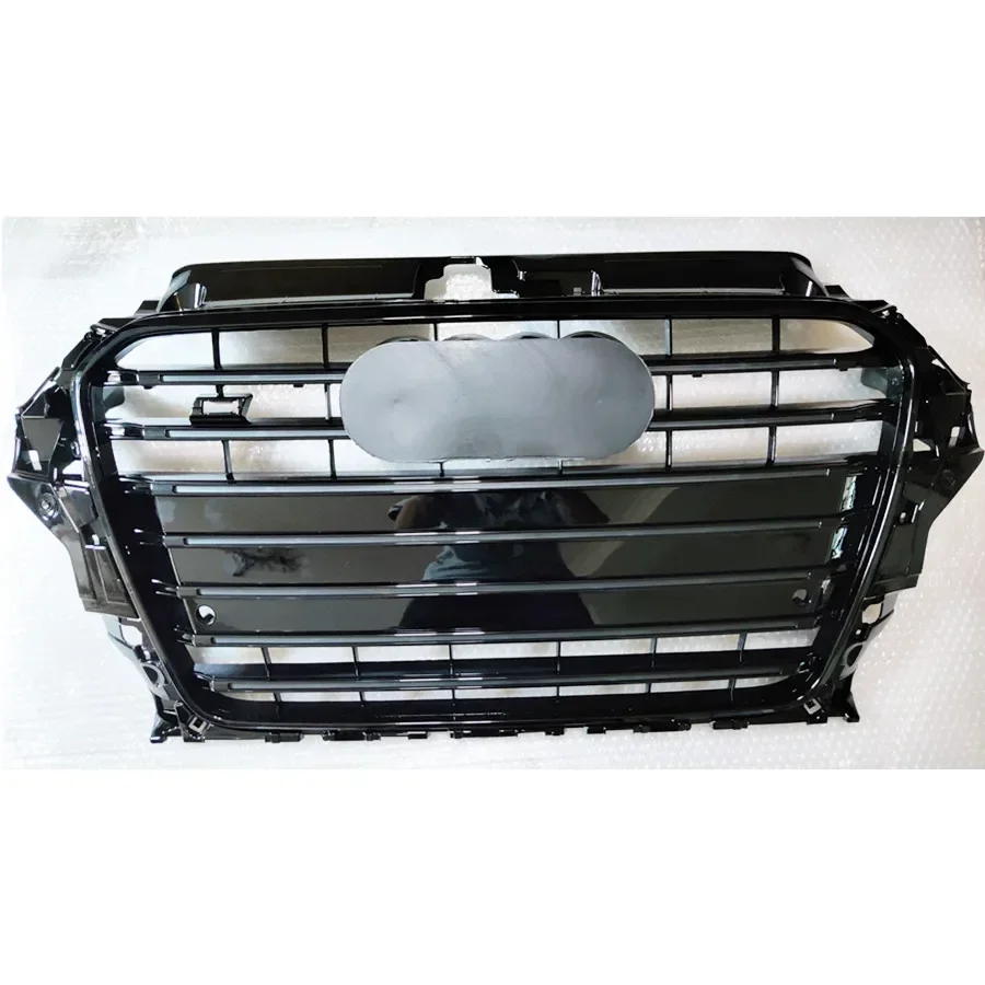 

Гоночная решетка для передней капота, решетка для переднего бампера автомобиля, решетка для центра S3, решетка для A3/S3 8V 2014-2016