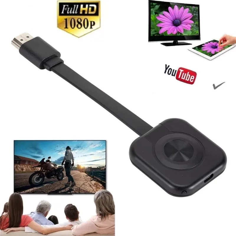 

Беспроводной ТВ-приемник W13 1080p HDMI, совместимый с Miracast Android IOS
