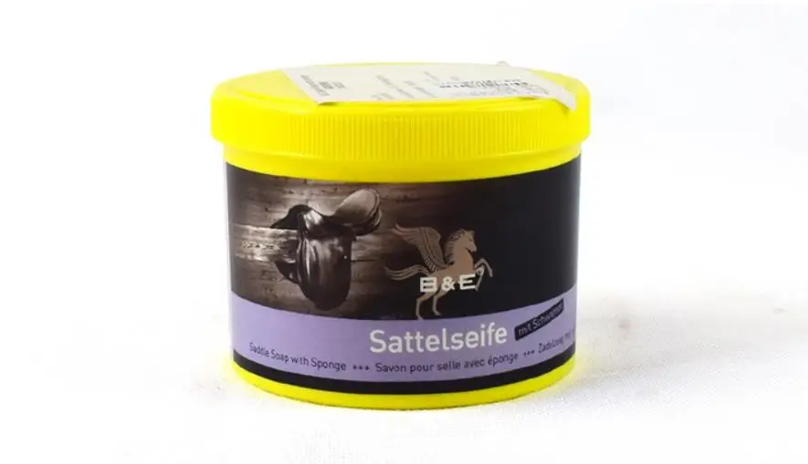 Horse Equestrian Riding Saddle Boots Leather Care, soap with sponge 500ml