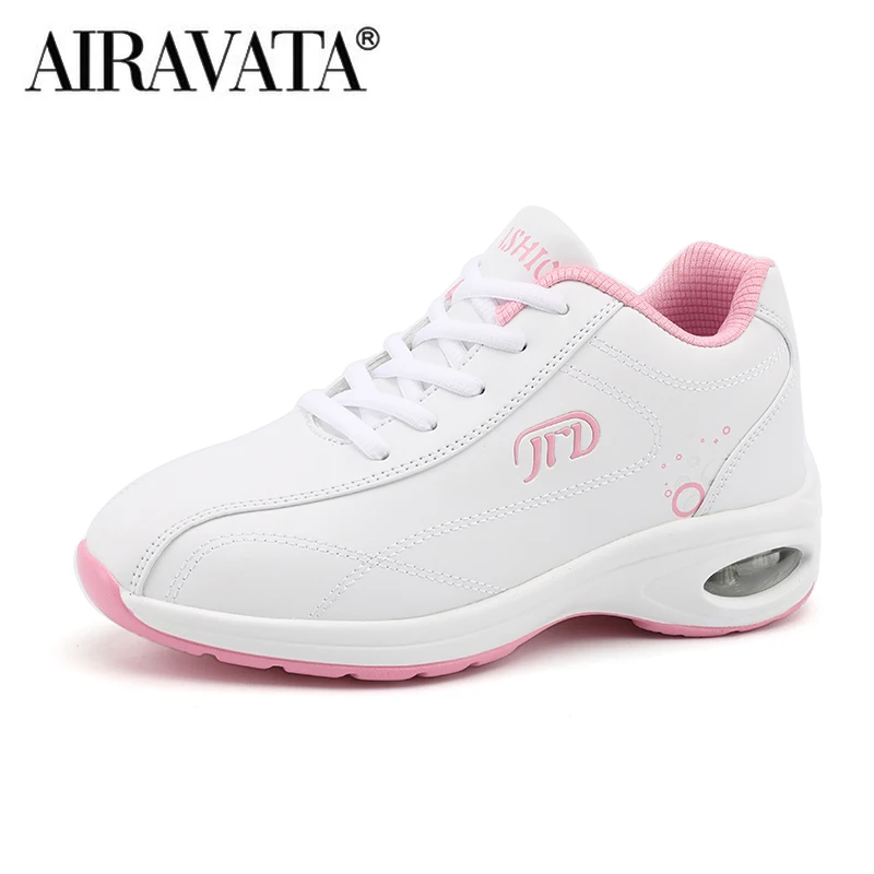 Women's Sneakers Cushioned Tennis Shoes Athletic Sports Fashion Classical Dance Shoes Lace Up Famale Sneaker