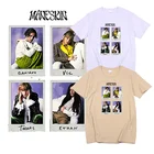 Футболка Maneskin с итальянской рок-группой, винтажная хипстерская Мужская рубашка в стиле хип-хоп, модная повседневная рубашка в стиле унисекс, топы для женщин