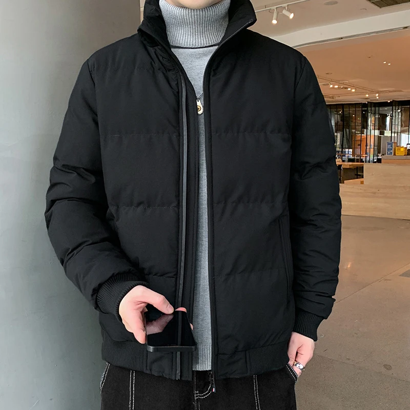 Plus Size 8XL Winter Hot Sale Stand Collar Jacket Men Thick Windbreaker Warm Outerwear Mens Lining Snow Skiing Sports Coat Parka