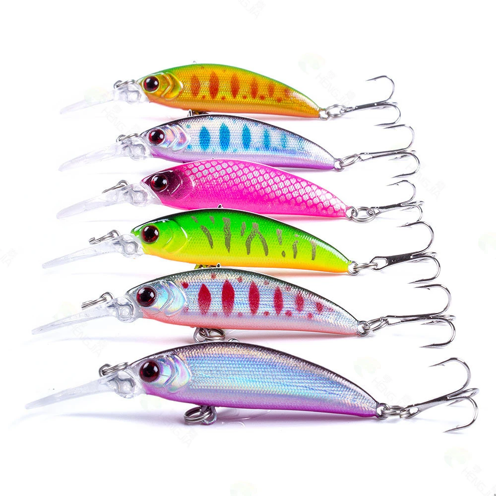 

1 PCS Popper Hard Bait 7CM 6G Minnow Fishing Lure Crankbait Wobbler Tackle Isca Poper Floating Top Water Pike Lure 3D Eye Lures