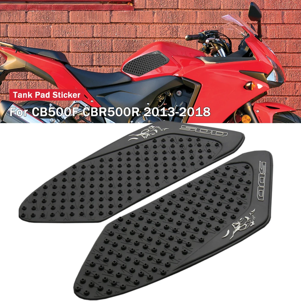 

Защитная противоскользящая наклейка на бак мотоцикла, газовый коленный захват, Тяговая сторона 3 м, Наклейка для Honda CB500F CBR500R 2013-2018 2017