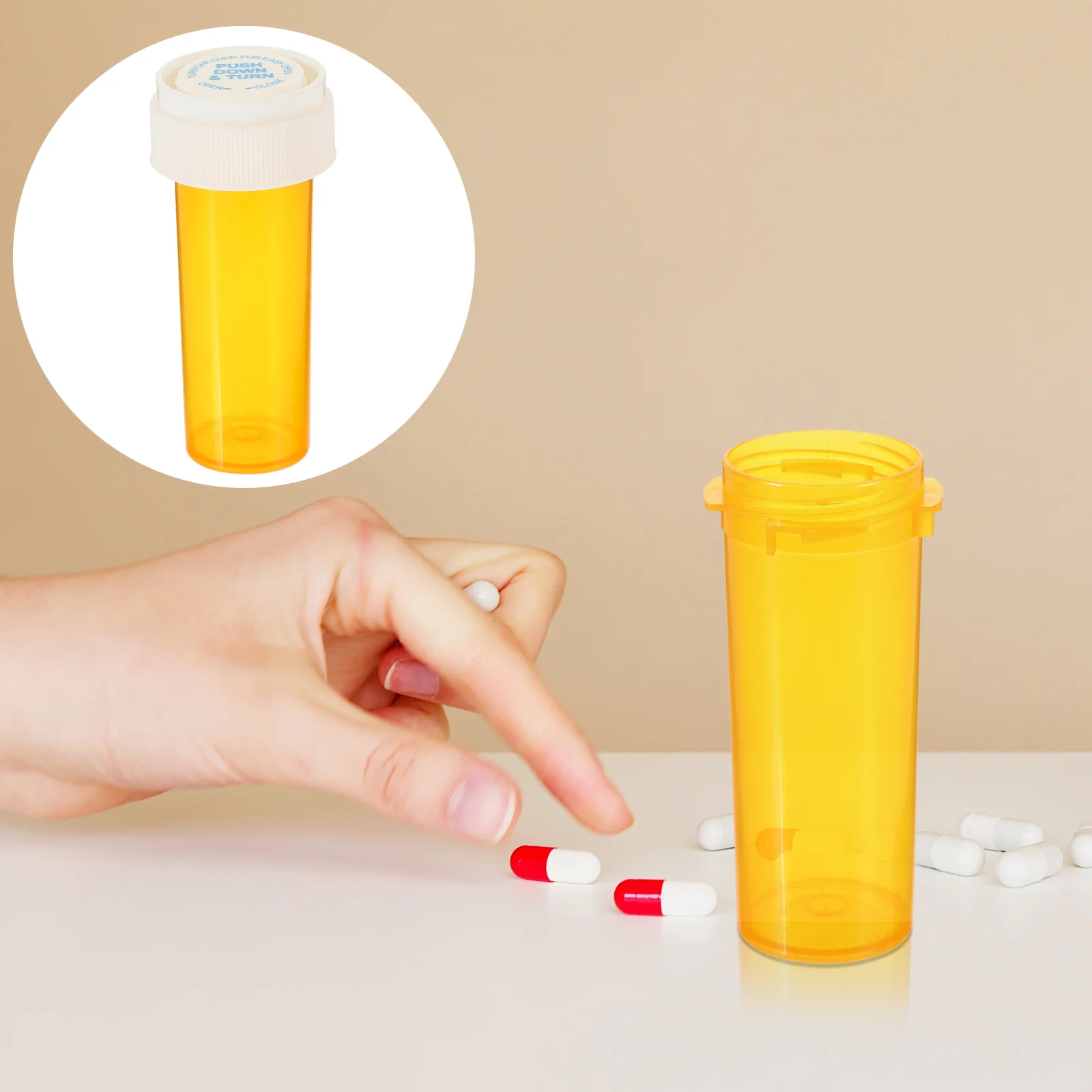 

12 Pcs Transparent Travel Box Mini Bottle Small Medicine Plastic Container Emergency Prop Accessory Powder