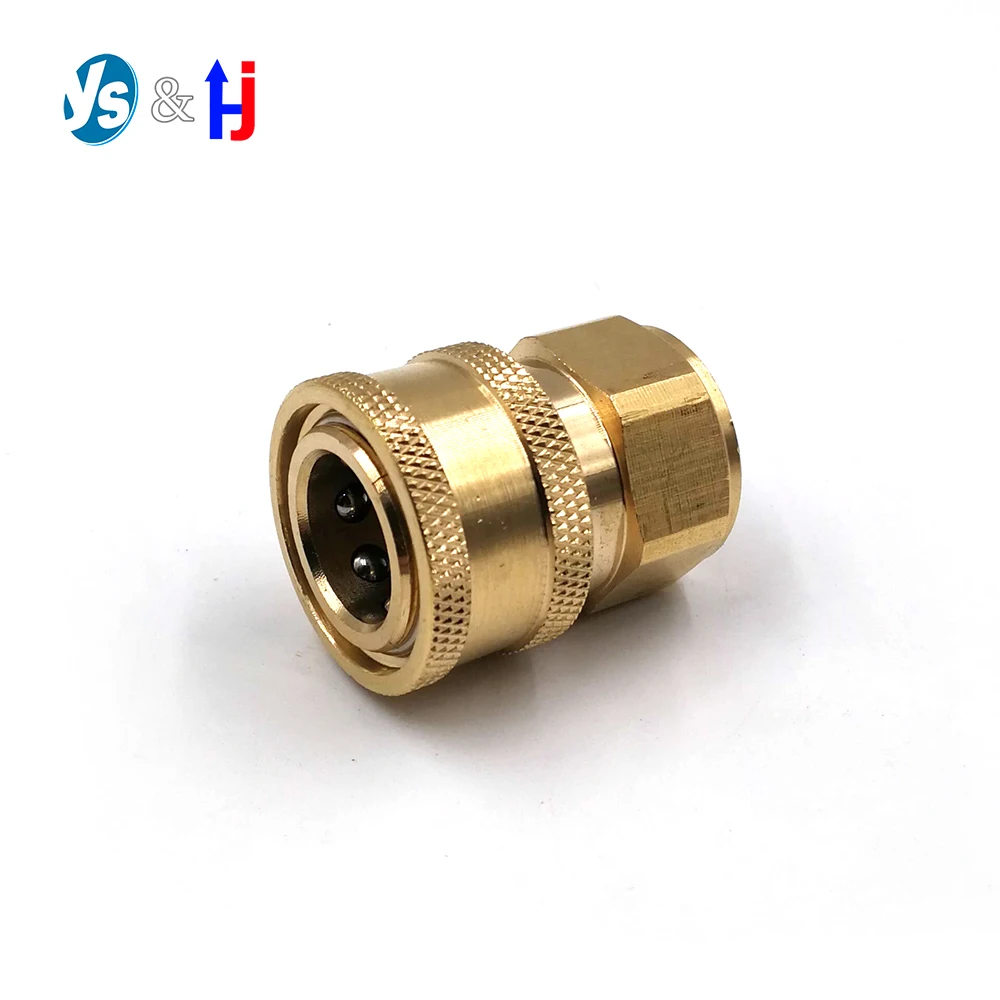 

1/4" 3/8" Inch Quick Insert to Female Thread Connector Adapter for High Pressure Drain Washer Nozzle Sewer Pipe Cleaning Jetter