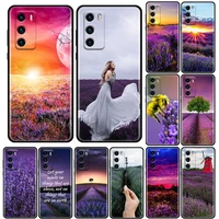 romantic lavender words phone case for huawei p10 p20 p30 p40 p50 p50e p smart 2021 pro lite 5g plus case coque funda capa