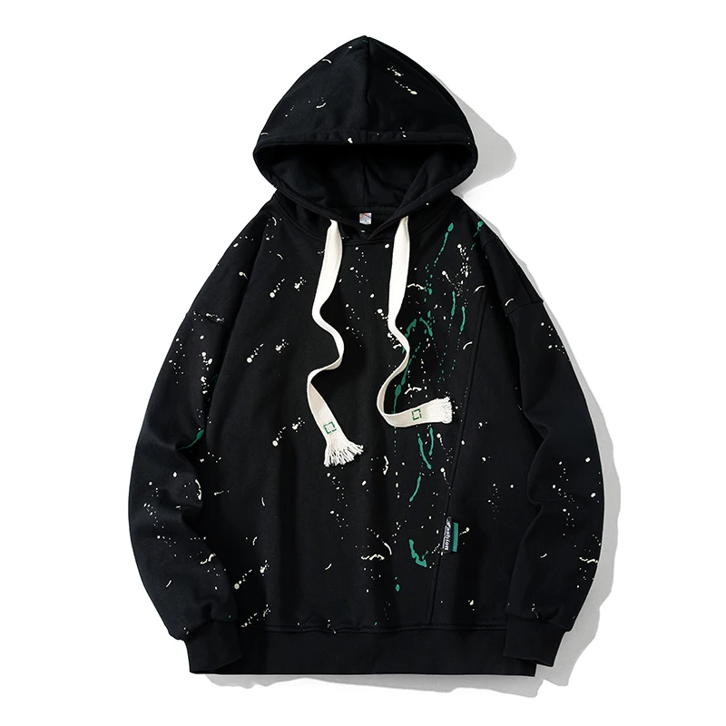 

For Brand 2022 Autumn Spring Fashion Black Blue Men'S Hip Hop Long Sleeve Pullover Hoodies Sweatshirt Clothes