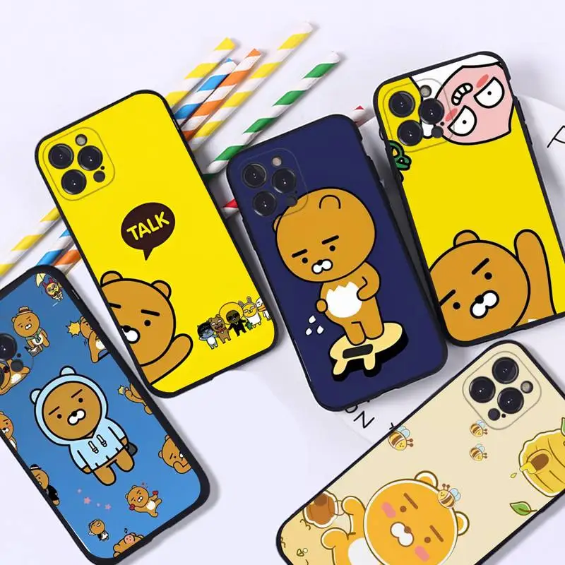 

Lovely A-Apeach C-Cacaos Friends Phone Case For iPhone 8 7 6 6S Plus X SE 2020 XR XS 14 11 12 13 Mini Pro Max Mobile Case