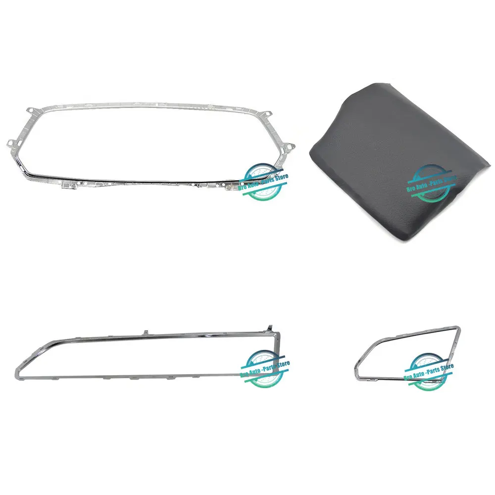 

Подходит для Tiguan MK2, виртуальная рамка кабины, Пылезащитная куртка, воздушный выход, хромированная рамка с отделкой