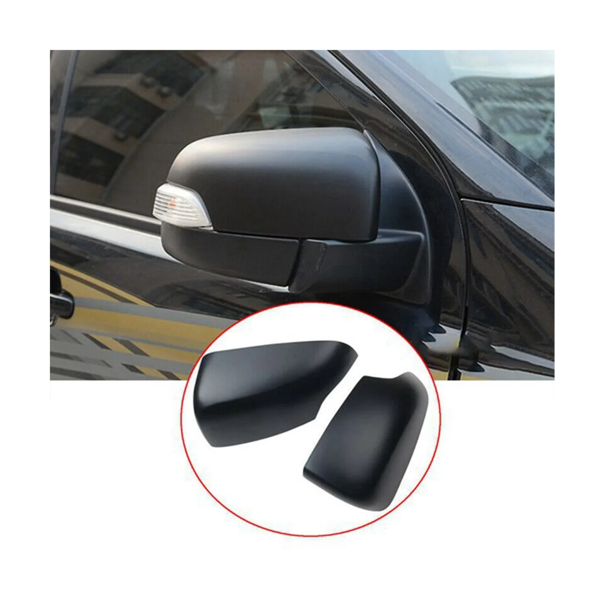 Внешняя искусственная отделка матовый черный для Ford Ranger 2012-2020