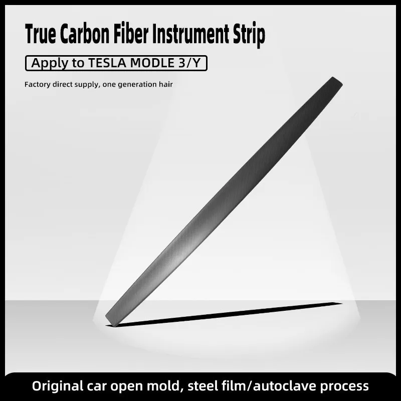 

Новая Автомобильная центральная консоль Tesla Model 3 из 2021 натурального углеродного волокна, аксессуары для модели Y, модель три Tesla, приборная п...