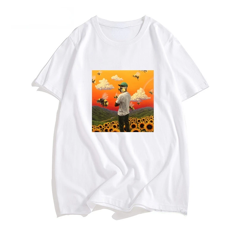 

90's Retro Flower Boy Tyler Graphic Man Woman Harajuku Hip Hop Rap Music T-shirt Save The Bees Tyler Creator Igor T-shirt