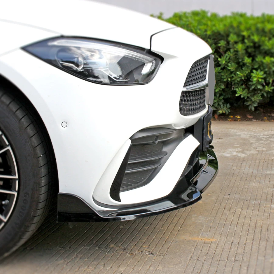 Сплиттер переднего бампера защитный чехол для спойлера Mercedes Benz C Class W206 C220 C300 C400 C43