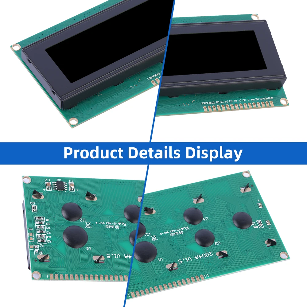 BTN черная пленка фиолетовый 2004A 3 В ЖК-модуль 4*20 98*60 мм ST7066U оснащенный светодиодной
