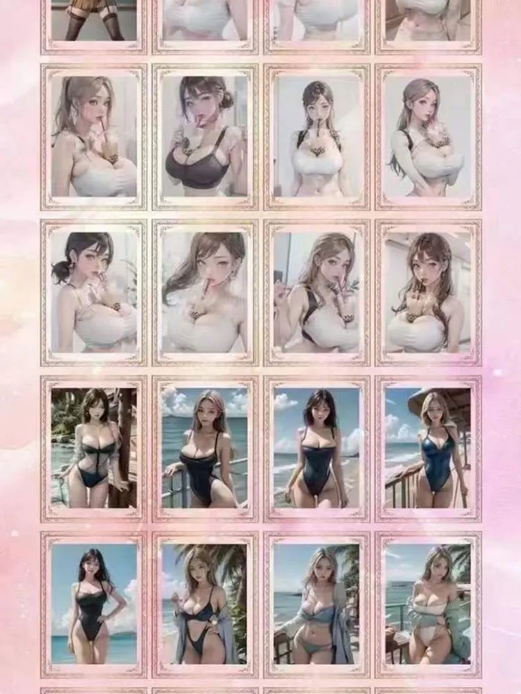 2024 новейшие карты с надписью богини Love Feel Waifu ACG TCG Doujin игрушки и хобби подарок