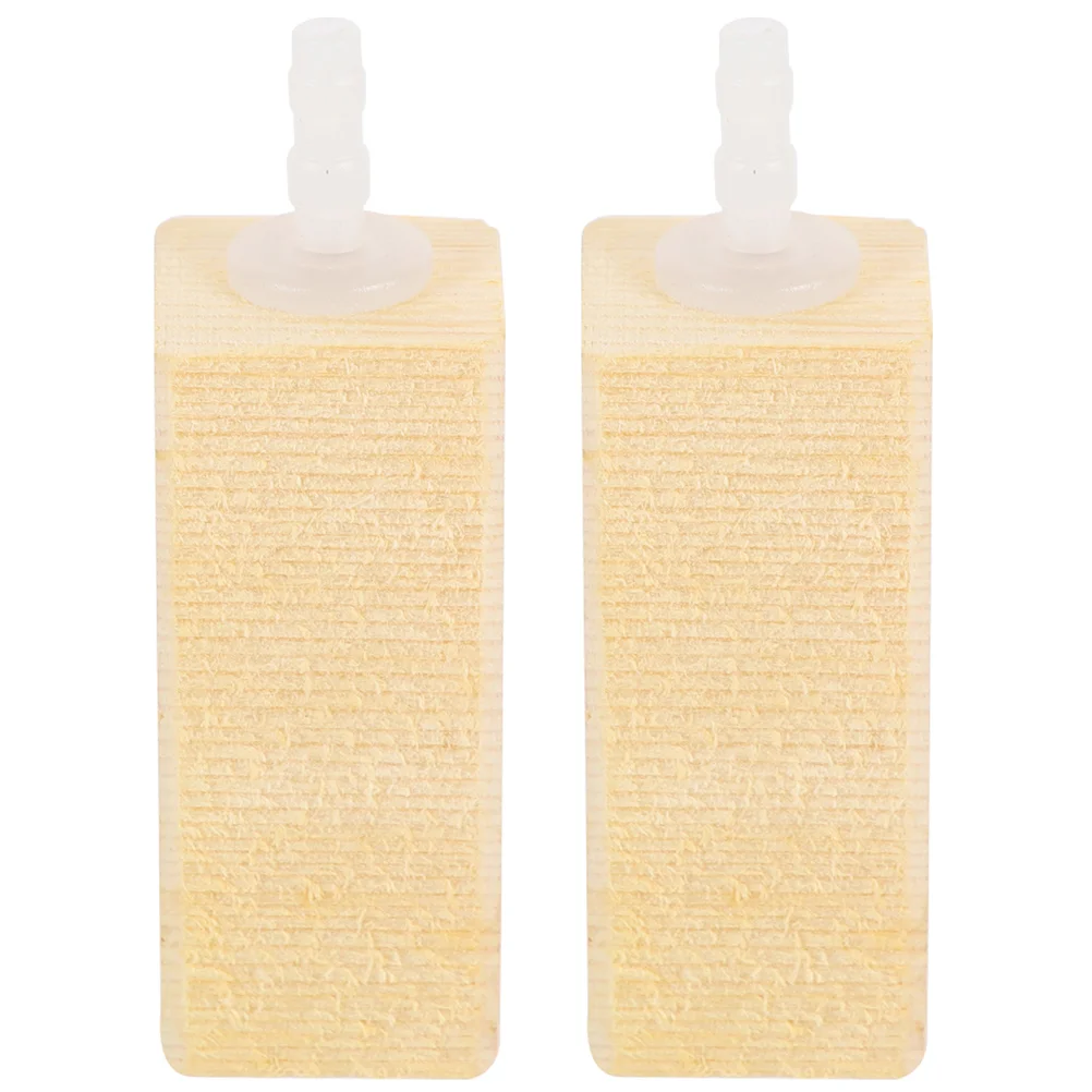 

2 Pcs Aquarium Bubble Maker Bubbler Cleaning Tools Wooden Stone Air Filters
