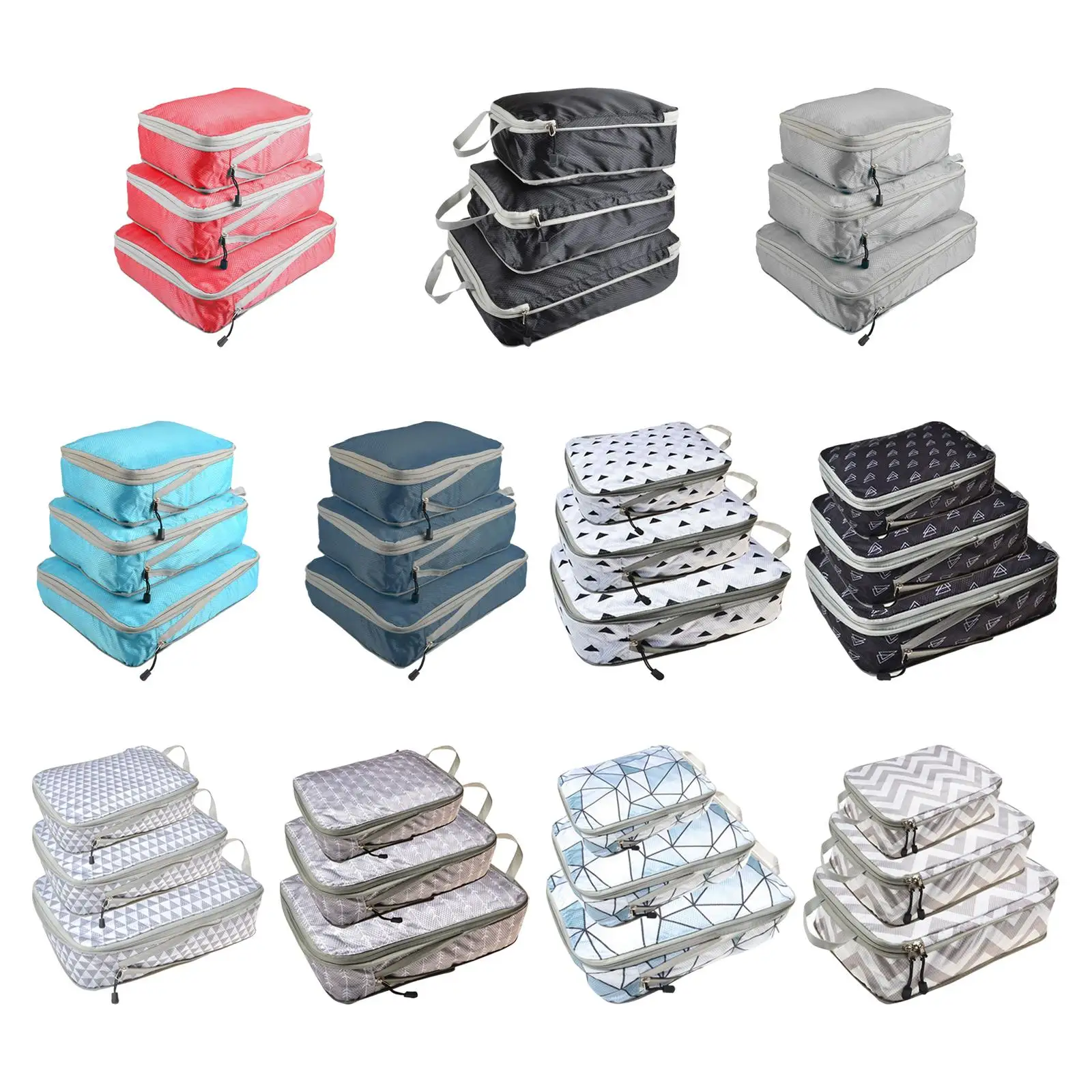 

Compression Packing Cube Expandable Durable Toiletry Bags Lightweight Pouch Bags Storage Travel Suitcase for Socks Backpack