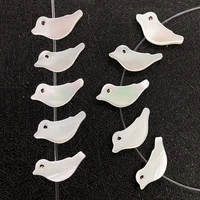 animal shell natural seawater shell beads for diy jewelry making bracelet necklace earrings little bird shape beads accessories