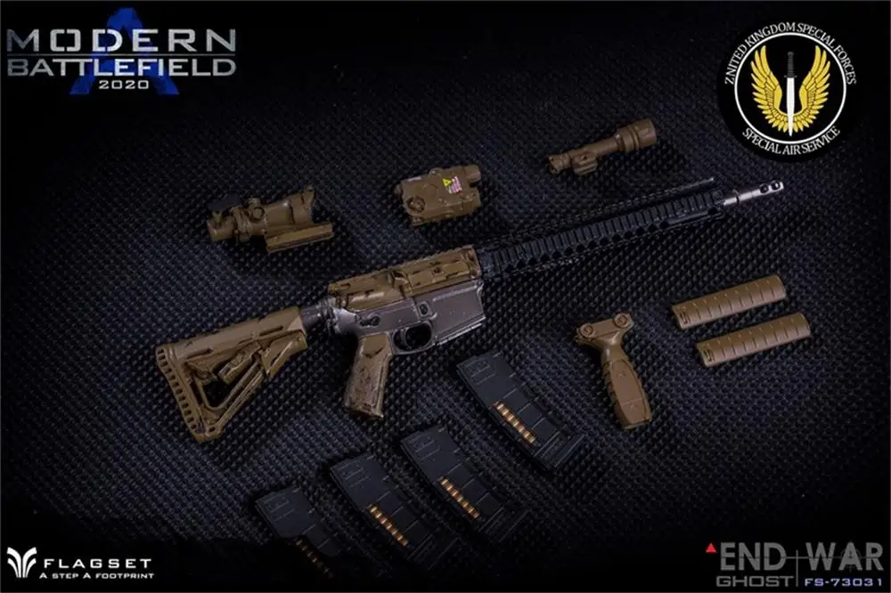 Набор флагов FS 73031 модель жесткого парня призрака долга войны солдата