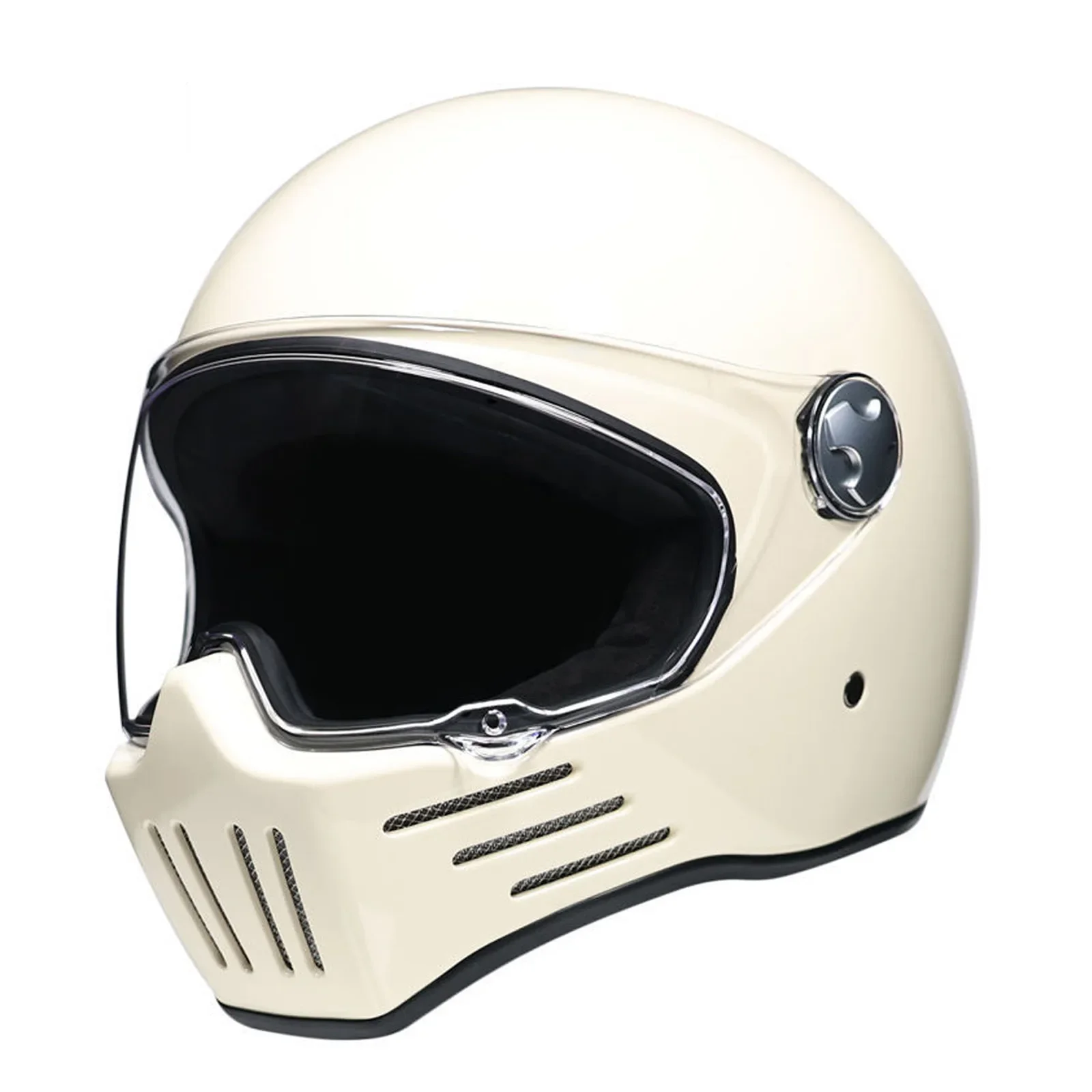 Винтажный мотоциклетный шлем Rambler круиз для мужчин и женщин полный Серый