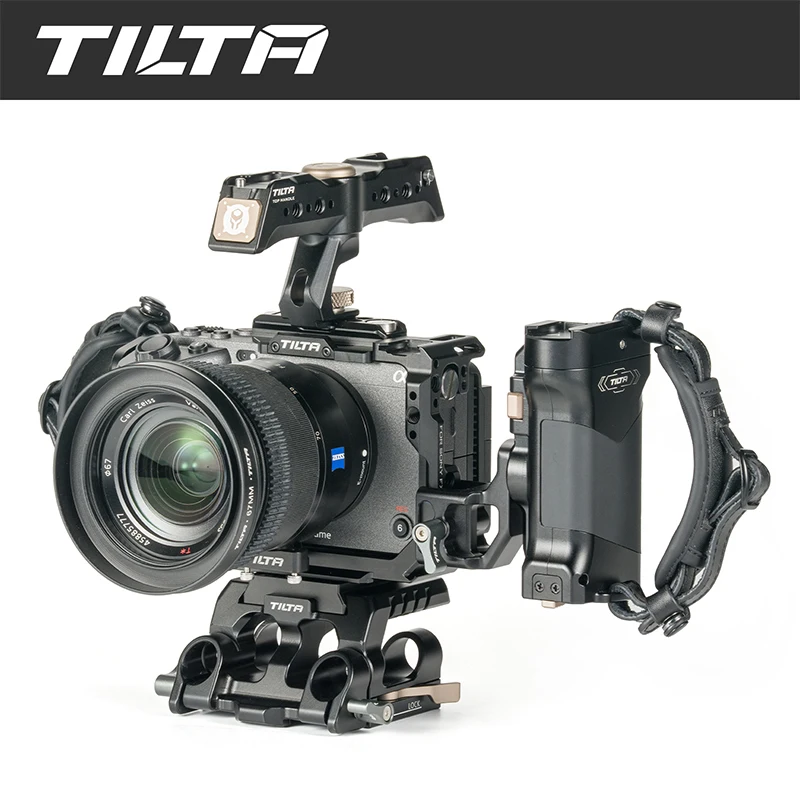

TILTA TA-T13-C Cinema Camera cage Pro Kit compatible with Sony FX3 with Top Handle Base Plate