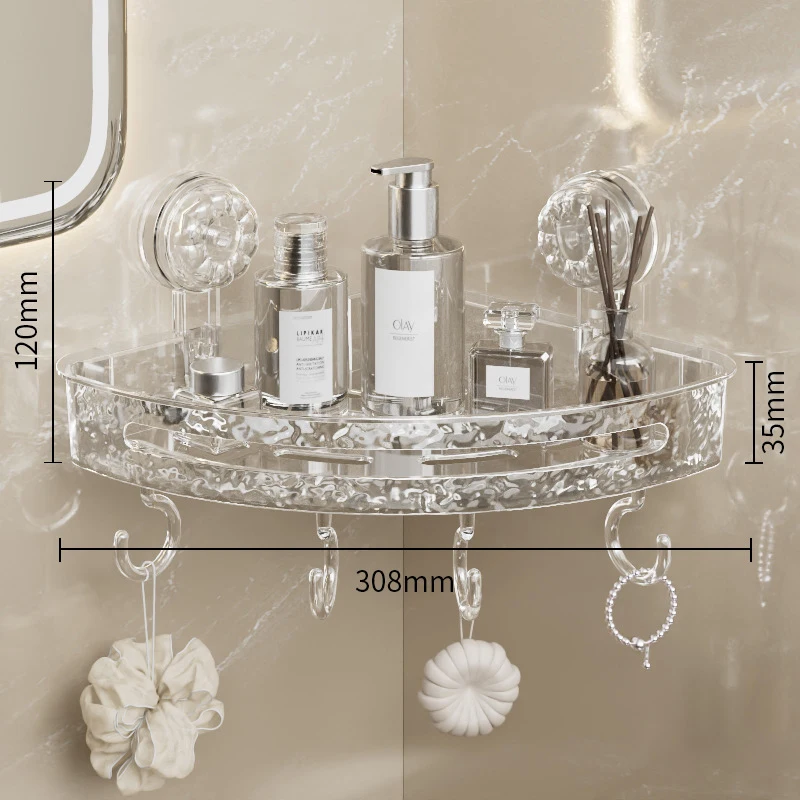 

Угловая настенная полка WHPHous для ванной