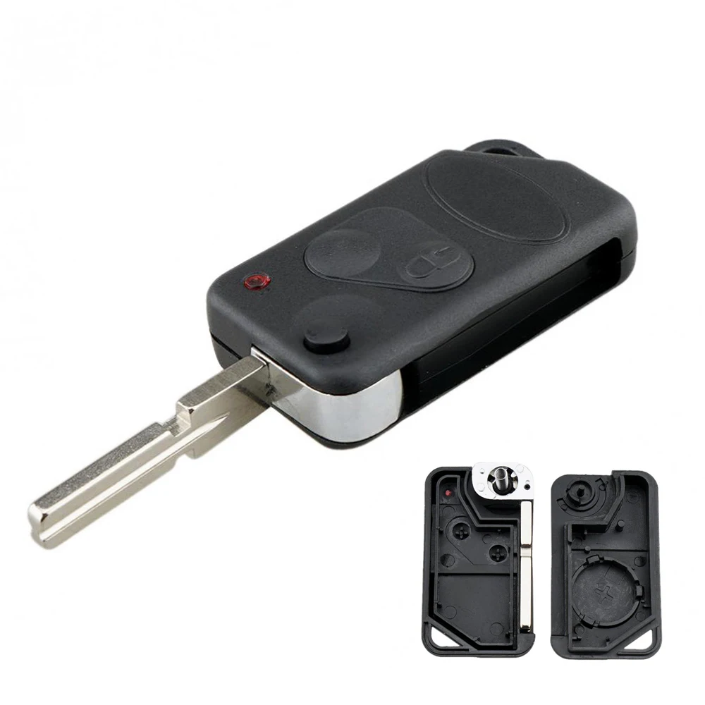 

Флип-ключ для LAND ROVER RANGE P38 Discovery Freelander Defender 90, Модифицированный Корпус для автомобильного ключа дистанционного управления HU58, необработанное лезвие без логотипа