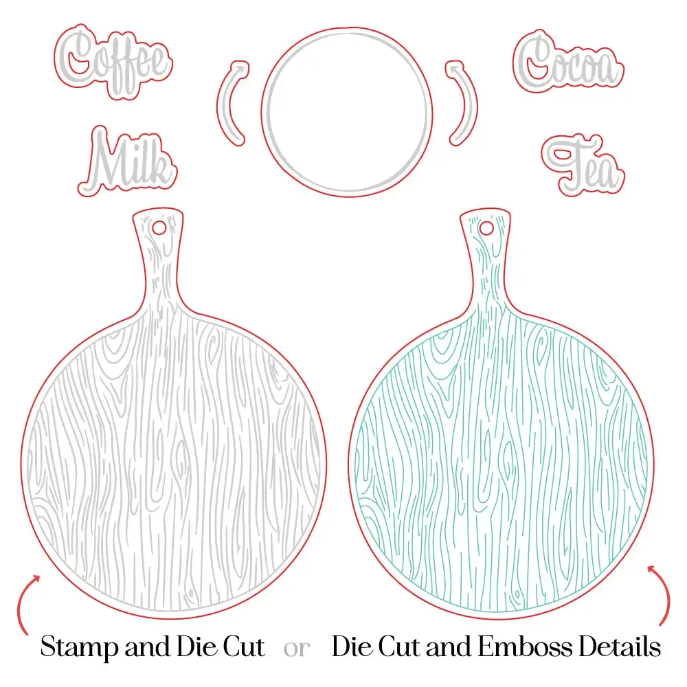 Рождественская серия mew 2024 металлические штампы и для DIY скрапбукинга
