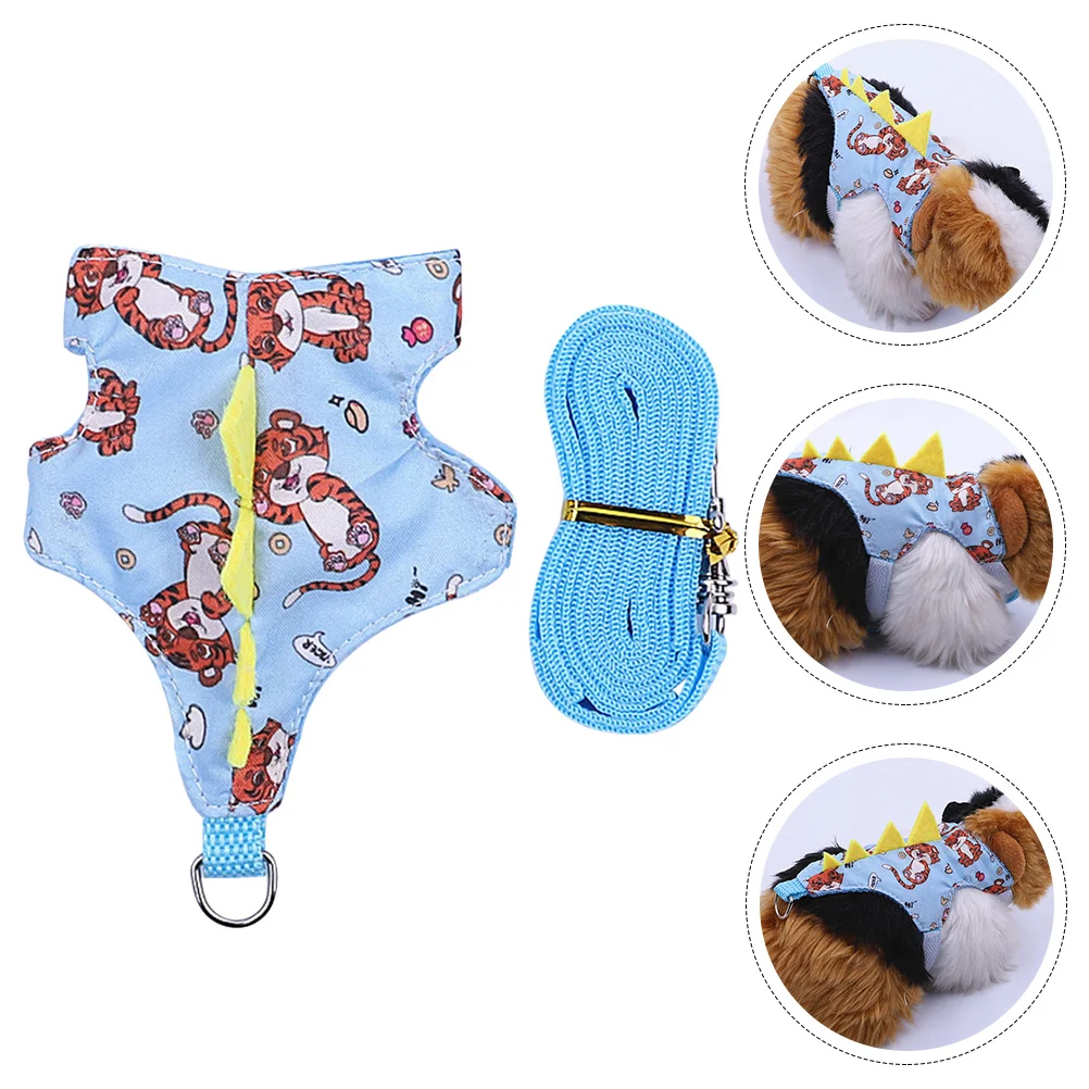 

Leash Harness Pets Guinea Traction Small Pet Bunny Rabbitvest Dog Rope Walking Harnesses Accessoriesescaping Kit Convenient