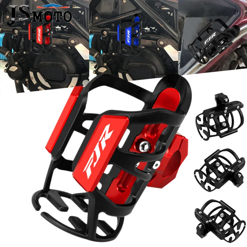 

For YAMAHA FJR 1300 FJR1300 fjr1300 Motorcycle CNC Beverage Water Bottle Drink Cup Holder Bracket Coffee Cup Stand Accessories