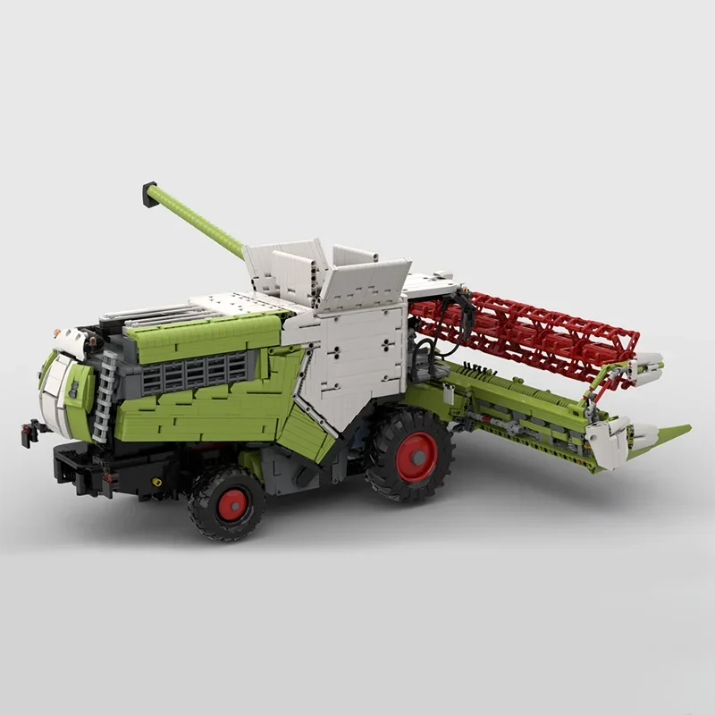 Фото 6965 шт. MOC Claas Lexioned 8900, комбинированный комбайн, фермерское оборудование, модель «сделай сам», строительные блоки, игрушки на день рождения, подарок №2