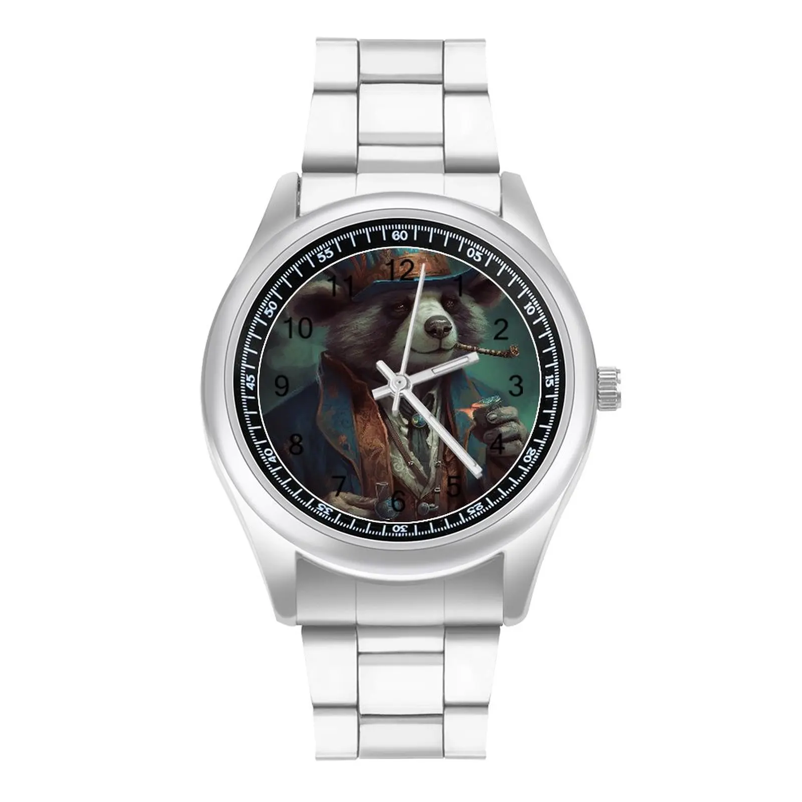 

Panda Quartz Watch Godfather Gangster-style Cheap Original Wrist Watch Stainless Ladies Travel Photo Wristwatch