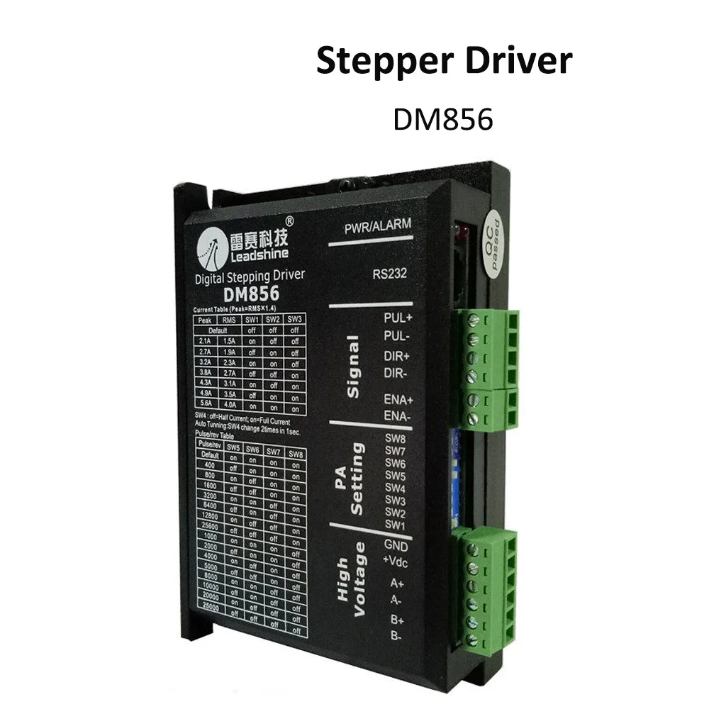 Двухфазный шаговый драйвер Leadshine DM856 20-80 В переменного тока 0 5-а