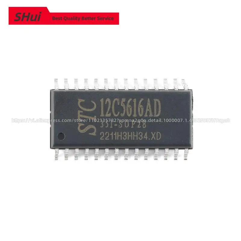 

New Original STC STC12C5616AD STC12C5616AD-35I-SOP28 1T 8051 Microprocessor Microcontroller MCU IC Chip