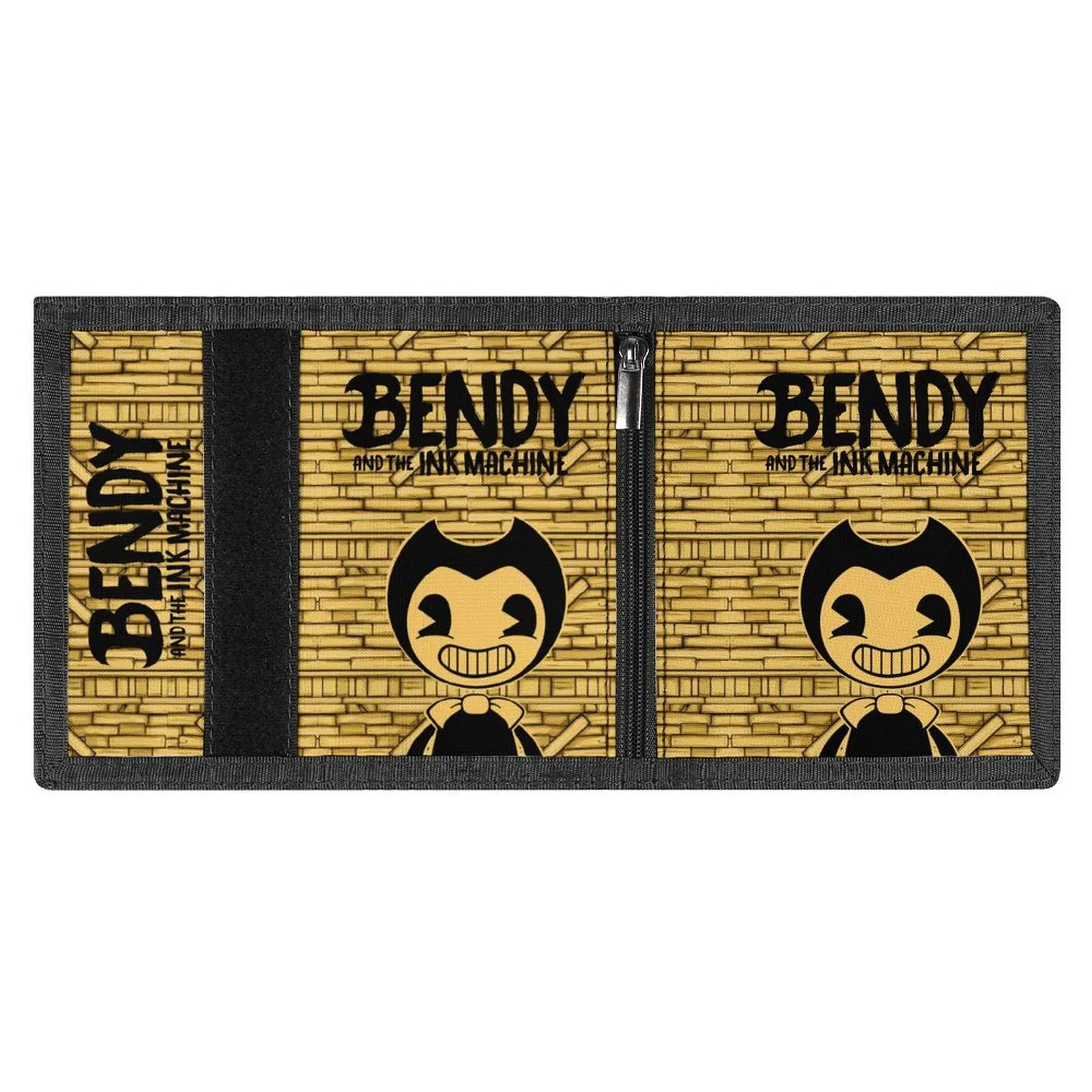 Фото Модный кошелек B-Bendys Tri Fold T-The I-Inks M-Machine для подростков, тонкий, трехсекционный, с персонализированным узором, для школы №4