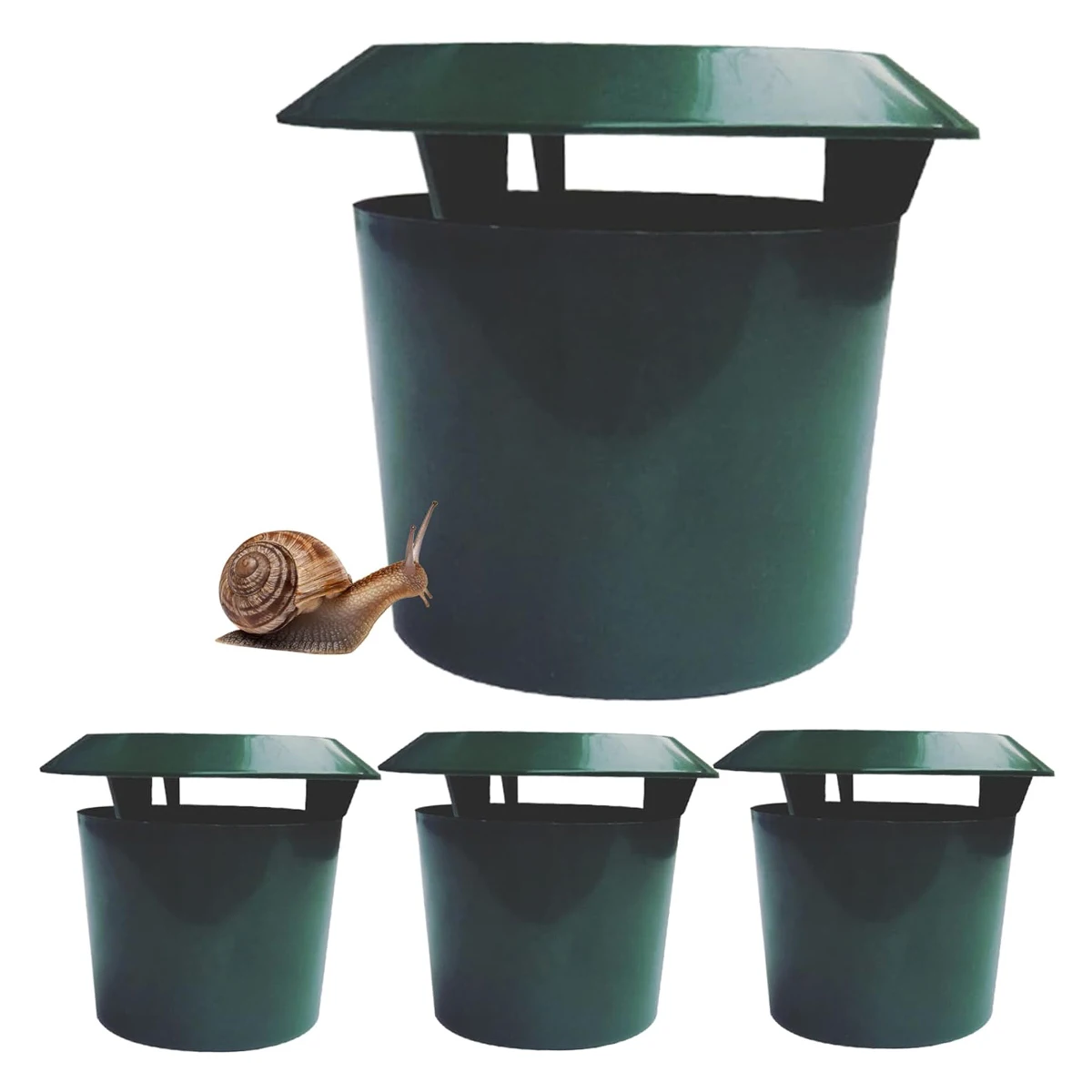 Пластиковые улитки-ловушки для сада
