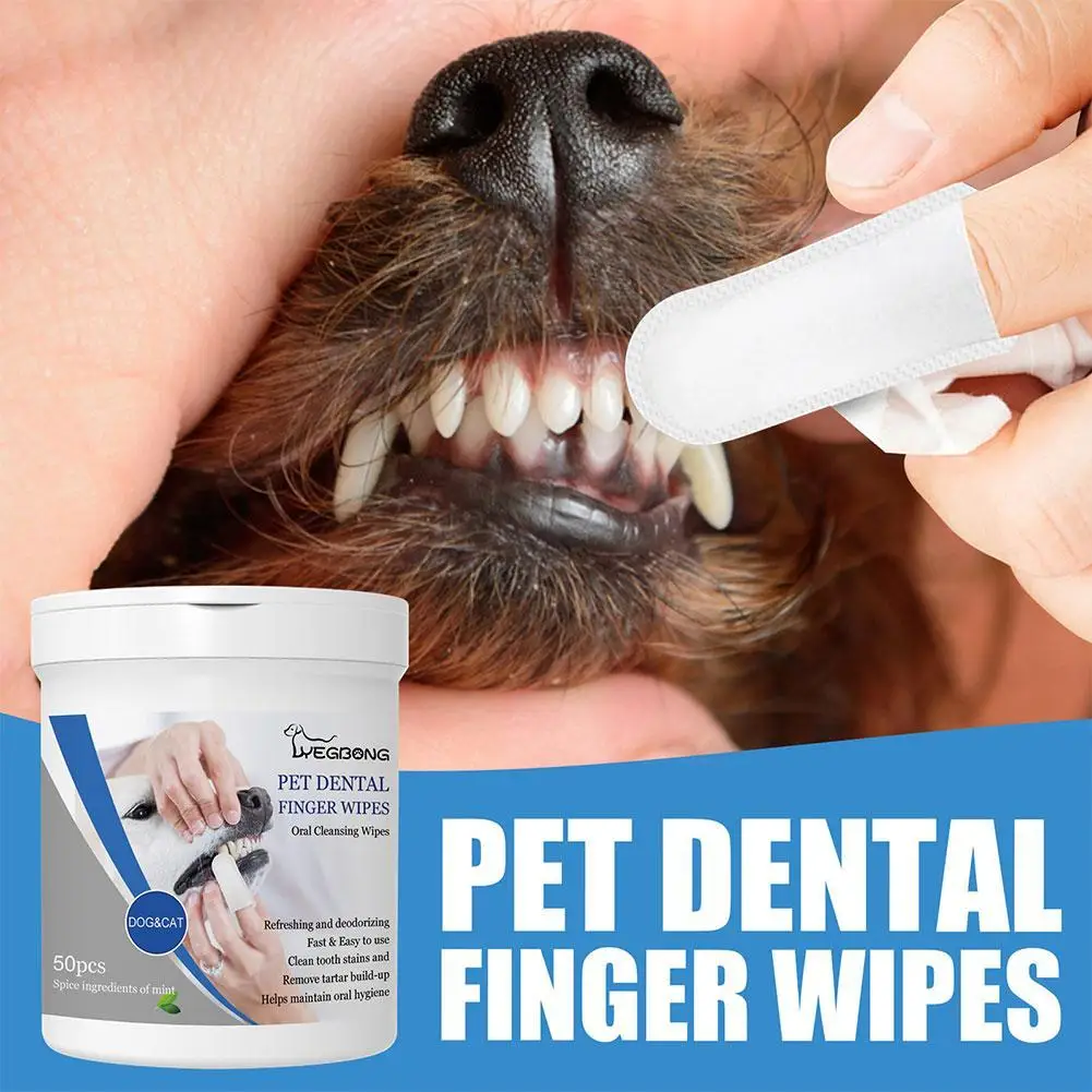 Чистящие салфетки для домашних животных, стоматологические перчатки для пальцев, салфетки для зубов и кошек, Одноразовые Инструменты для собак, уход за рванием ушей, удаление глаз, влажные полотенца