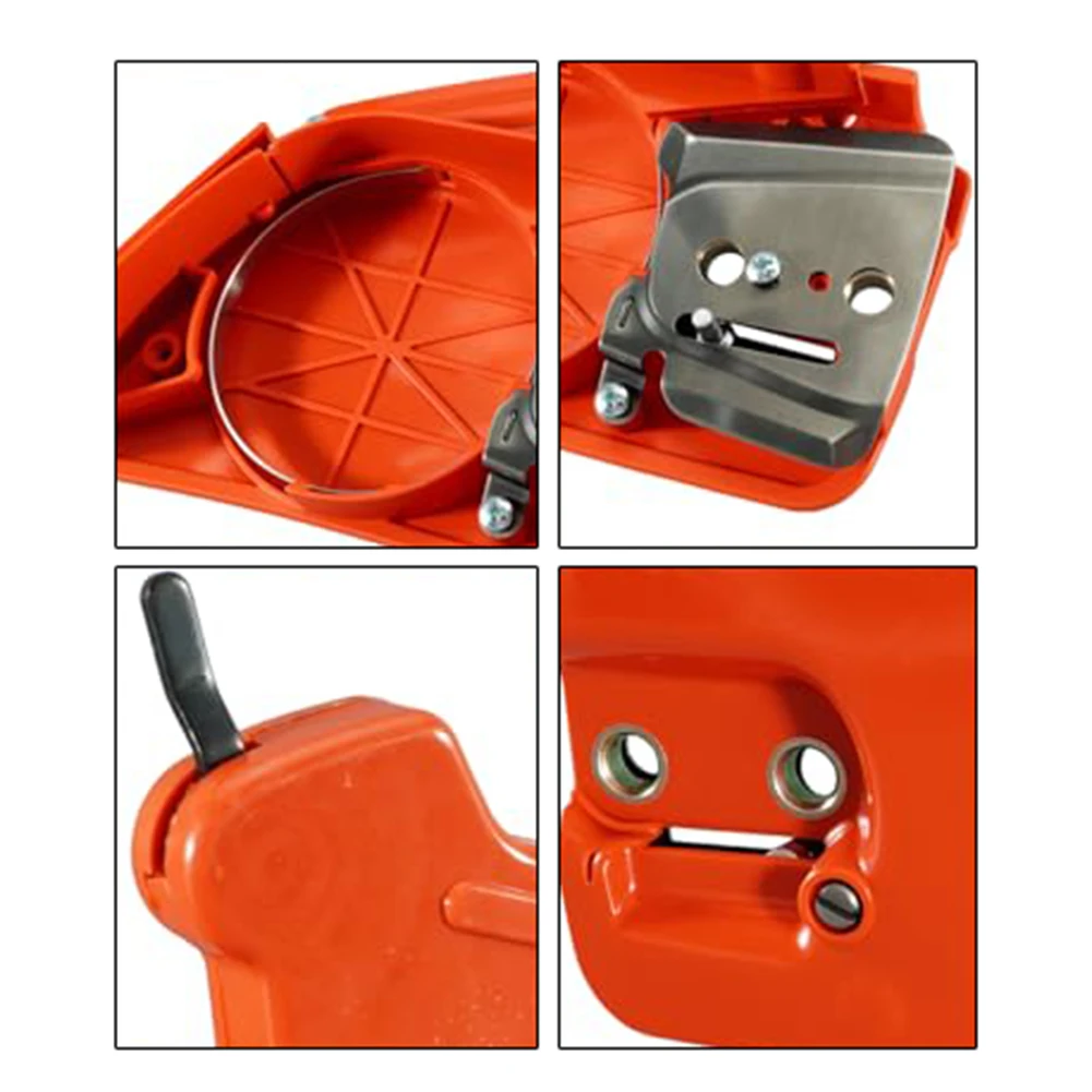 Фото Комплект тормозов цепи для бензопил Echo CS370, CS400, CS370ES, CS420, CS420ES (P021017220, C032000281, C032000280), 3 шт., замена ABS-деталей №4