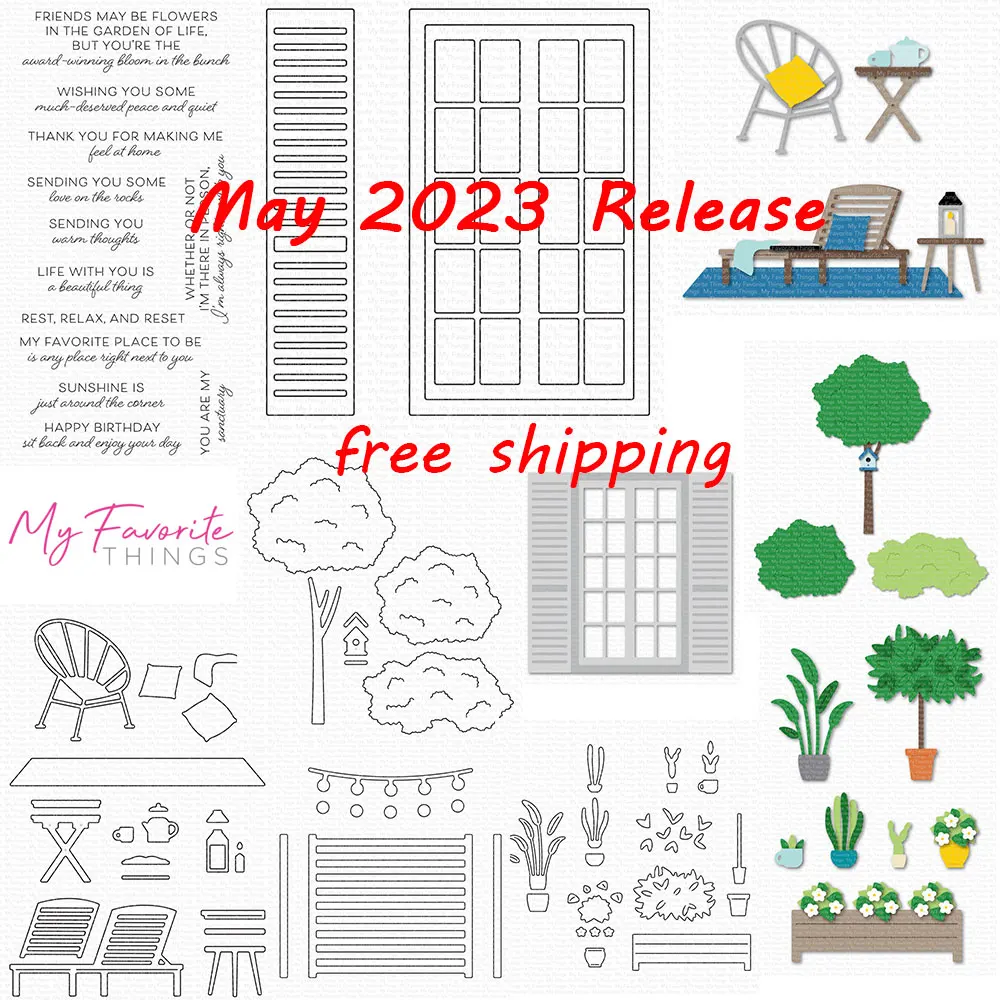 

May new Window Tree Tour die stamps Scrapbooking Make Photo Album Card Diy Paper Embossing Craft Supplies